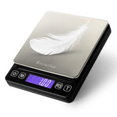 KitchenTour digital kitchen scale with backlit display for easy reading in any light