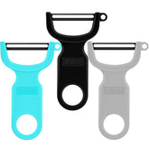 KITCHPOWER original vegetable peeler front view for quick, precise peeling