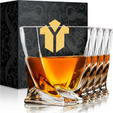 KITNATS 10oz old-fashioned glasses for refined bourbon pours.