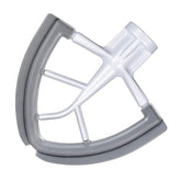 KITOART Flex Edge Beater for KitchenAid 4.5/5 qt, side view with silicone edge for thorough mixing.