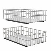 Kitstorack pull-out shelf in a cabinet for easy reach and organized storage.