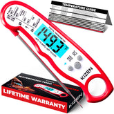 KIZEN instant read thermometer front view for quick checks on the grill