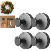 KJMAQI no-drill suction hook on door for wreaths, strong hold.