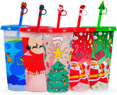 KJRIVER Christmas color-changing cups 24oz set colors your drinks for festive moments.
