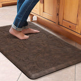 KMAT kitchen mat cushioned-foam for comfortable standing.