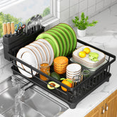 Kmiectse dish drying rack with compact design, ideal for small kitchens.