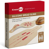 KneadAce bread sling oval long handles for easy dough transfer and centered loaves.
