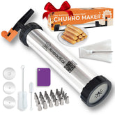 KneadEat churro maker kit with booster-powered handle for effortless home churros