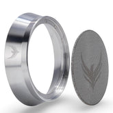 KNODOS 54mm dosing funnel for consistent espresso dosing and clean prep.