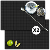 Knot and Style Bar Mat Set countertop protection against spills and stains.