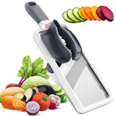 KNS Essentials mandoline slicer with adjustable blades for precise uniform slices