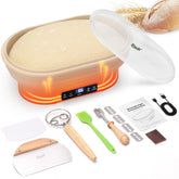 Koackl Sourdough Warmer front view showcases a precise six-level thermostat for steady fermentation.