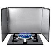 KOBSAINF 3-sided splatter guard in foldable steel for safer frying