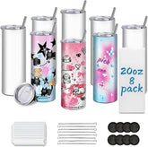 Kocdam 20oz sublimation tumbler straight body for easy design wraps