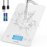 KOIOS kitchen scale front view with bright display for precise measurement