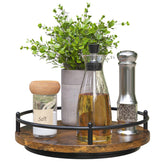 KOKSTOP Lazy Susan nine-inch rotating spice rack on countertop for quick access.