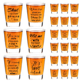 Kolewo4ever funny friends shot glass with heavy base for stable hand grip