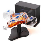 Kollea Galaxy blue spaceship decanter on a modern home bar for stylish entertaining