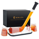 Kollea ice hockey decanter bottle for premium whiskey service at home