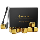 Kollea whiskey stones 8-pack cooling cubes for undiluted drinks