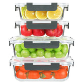 KOMUEE 52oz container with airtight lid keeps meals fresh longer.