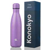 Konokyo 17oz insulated lavender bottle ready for daily hydration.