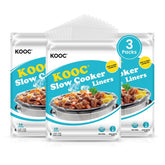 KOOC slow cooker liners pack for easy one-pot meals and quick cleanup