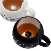 Koolkatkoo cute cat mug set shows a kitten inside, perfect for daily coffee.