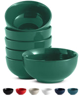 KooK soup bowls in hunter green with a deep interior ideal for hearty soups