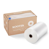 Kootek vacuum bag roll with cutter box for precise bag sizing.