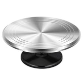 Kootek aluminium cake stand top view shows sturdy build for steady frosting