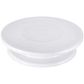 Kootek cake stand 11-inch rotating turntable for precise frosting access.