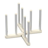 KORRTFID reusable bag drying rack air-dries bags quickly and neatly.