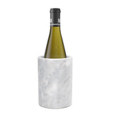 Kota Japan white marble wine chiller with elegant veining for stylish serving.