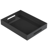 KOTEMON acrylic tray front view showing crystal-clear surface for elegant serving