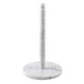 Koville Bianco Carrara marble towel holder base with sturdy, stable design
