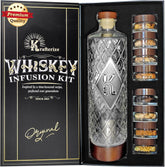 Krafterize DIY Whiskey Infusion Kit bottle display for personalized bourbon