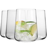 Krosno Infinity collection glasses offer elegant crystal clarity for any table.