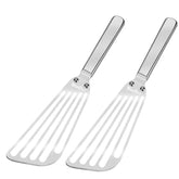 KSENDALO flexible fish spatula with slotted blade lifting delicate fish