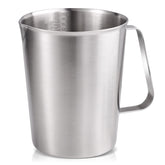 KSENDALO stainless measuring cup 2000ml capacity with ergonomic handle for precise measurements.