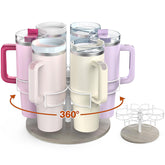 Kssiaz Stanley rotating cup organizer enables quick access to tumblers.