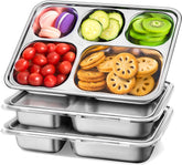 KTKUDY stainless snack container 3-pack for versatile on-the-go meal prep