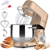 KUCCU 9.5qt bowl with dual handles for easy family-sized mixing.