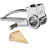 Küchenprofi rotary cheese grater with single drum for parmesan cheese.