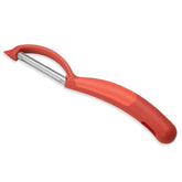 Kuhn Rikon Piranha swivel peeler with vertical blade for quick peeling