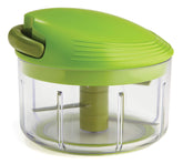 Kuhn Rikon Pull Chop with lid and blades for quick slicing and dicing