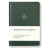 Kunitsa Co Recipe Notebook cover with spill-proof dark pine finish protects recipes