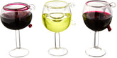 Kurt S. Adler wine cup ornament variant A with detailed glass design for vineyard-inspired holiday decor.