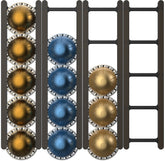 KUSOVILI adhesive pod holder with ladder design displays VertuoLine pods neatly.