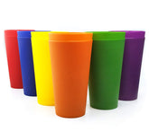 KX-WARE 32oz multicolor tumbler set for family meals and outdoor hydration.